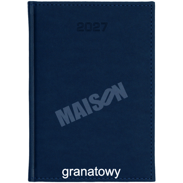 Kalendarz Velour dzienny A4 2027 z grawerem